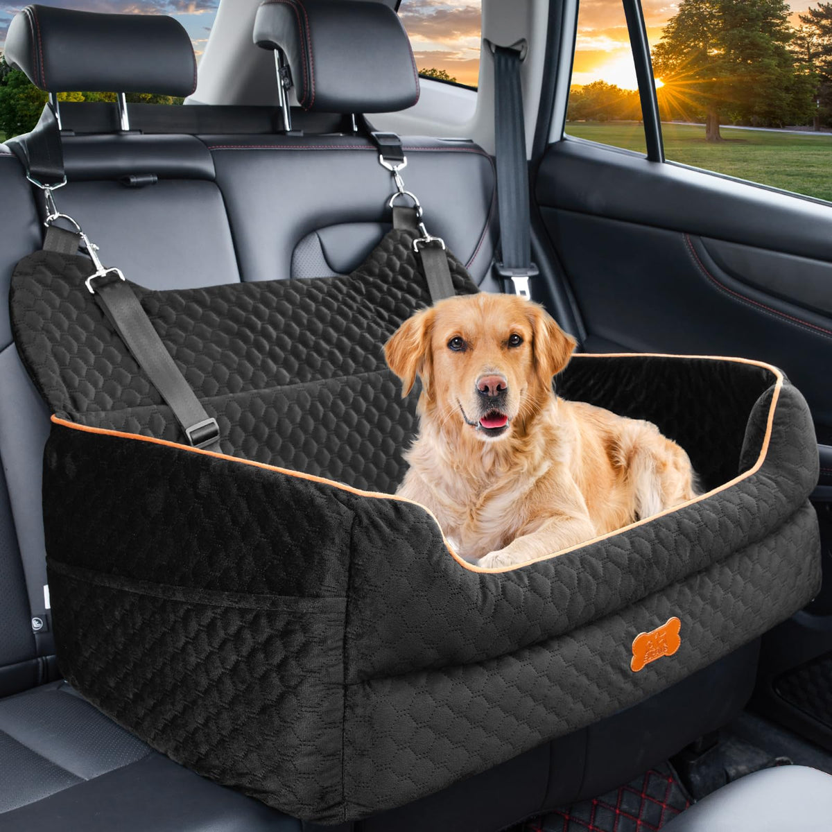 EUHAMS memory foam cushion for dog car seat comfort on rides