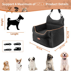 EUHAMS memory foam dog bed interior view showcases plush, supportive cushions.