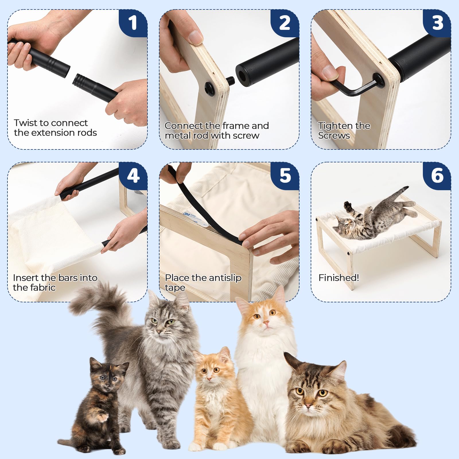euijoip cat bed indoor outdoor use suitable for camping and home