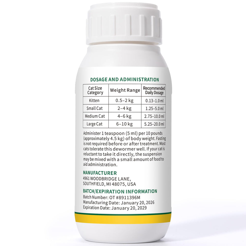 Euphea kitten adult cat use-case: versatile dewormer for all ages.