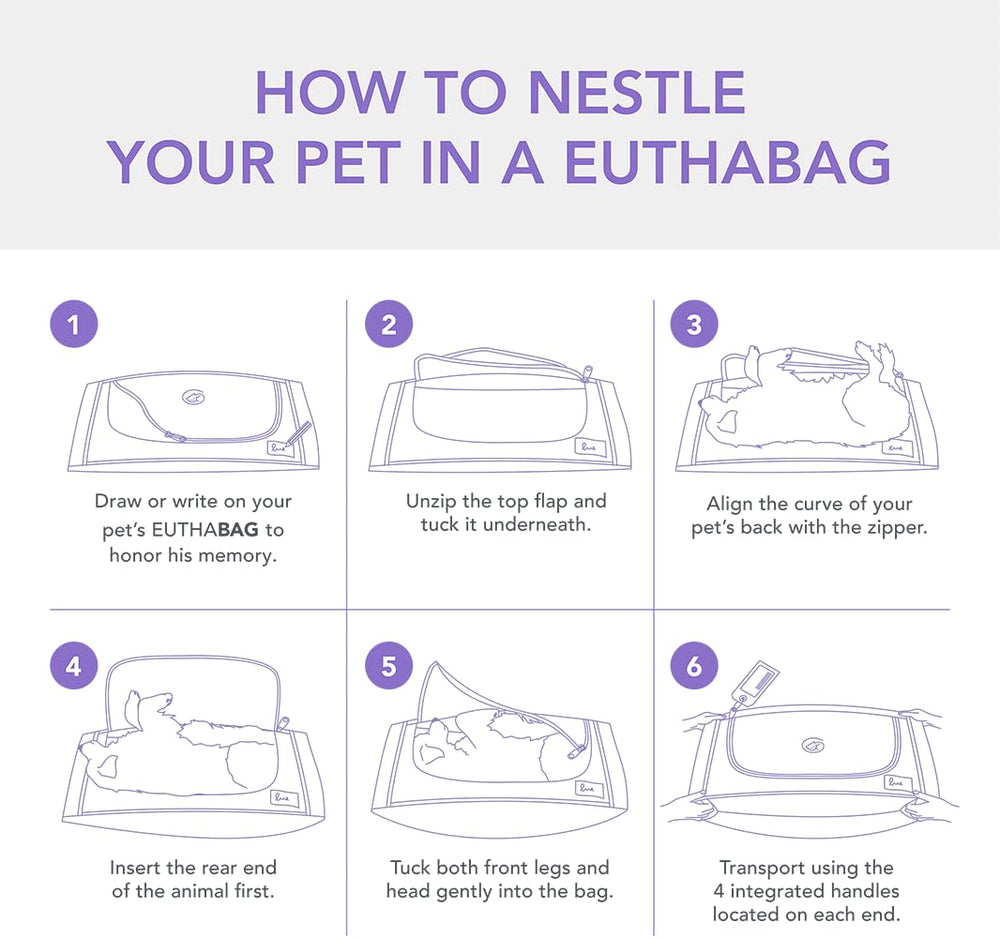 EUTHABAG Snuggle Bag no-metal construction supports cremation-friendly design.
