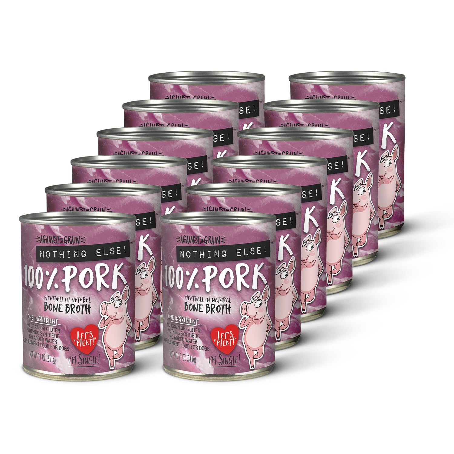Evanger's Against The Grain pork loaf in broth keeps meals moist and hydrating.