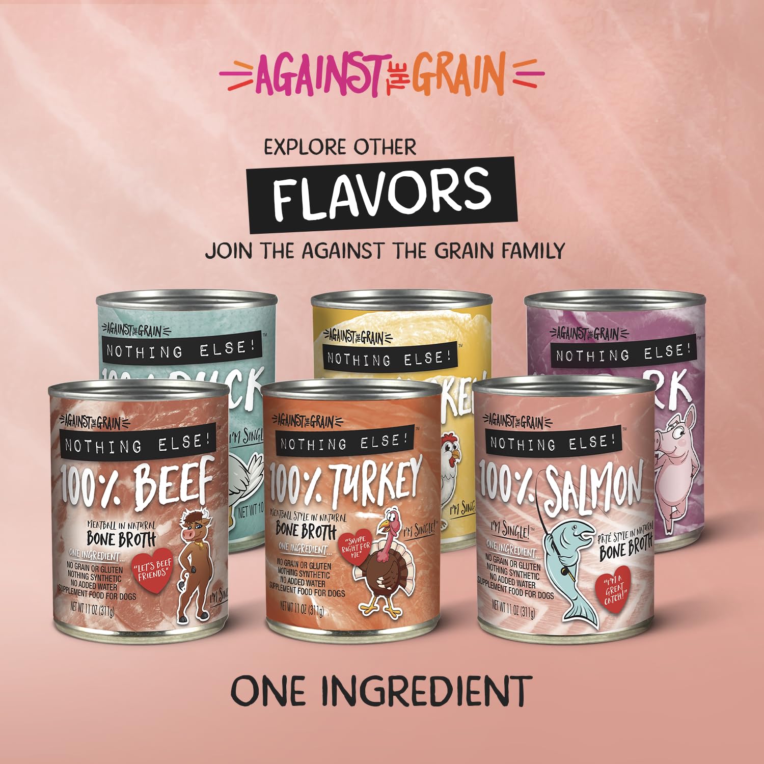 Evanger's transparent sourcing label communicates single-ingredient nourishment