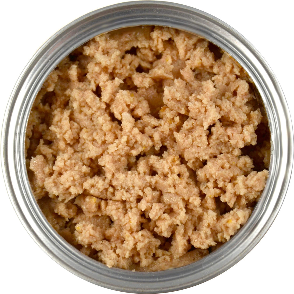 Grain-free formula image from Evanger's Complements Rabbit underscores gluten-free option.