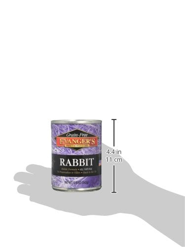 Rabbit morsels in broth by Evanger's Complements highlights tasty texture.