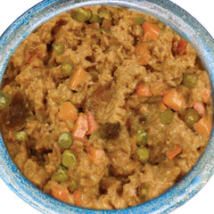 Evanger's Complements Vegetarian Dinner vacuum-packed packaging preserves moisture and freshness