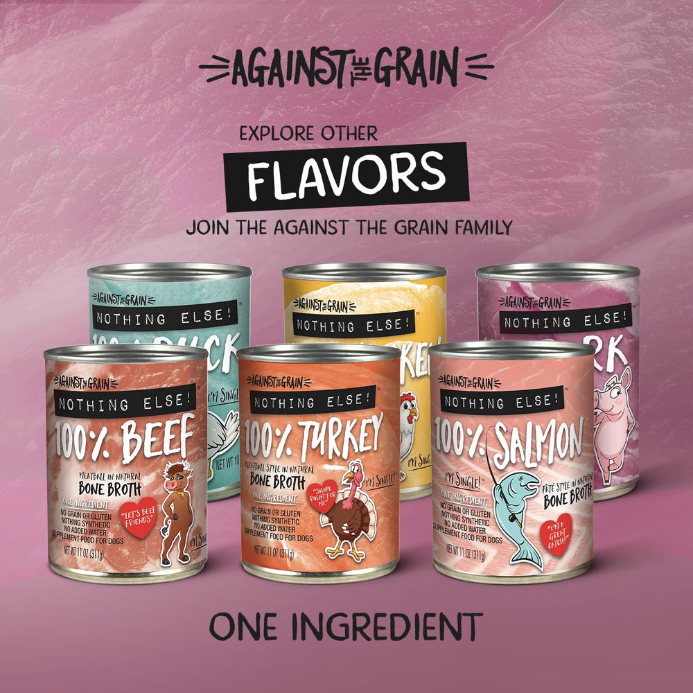 Evanger's grain-free recipe can—no grains, gluten, or fillers.