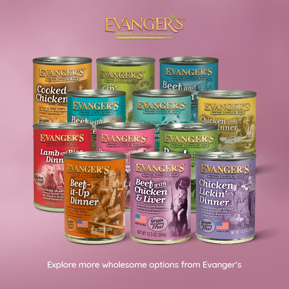 Balanced Evanger's Heritage Classic nutrition crafted in the USA for daily meals