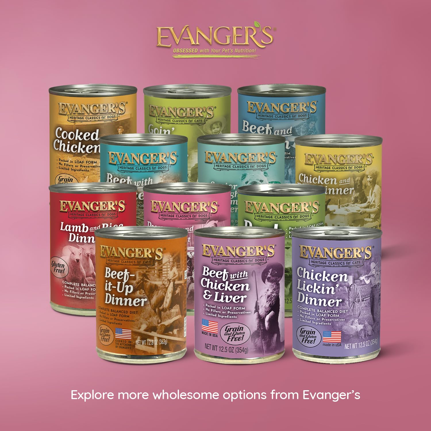 Heritage recipe history: Evanger's commitment to quality and tradition.