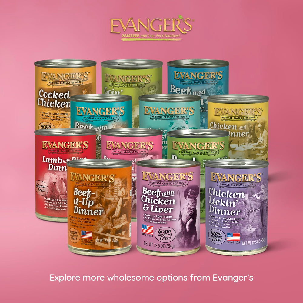 Heritage recipe history: Evanger's commitment to quality and tradition.
