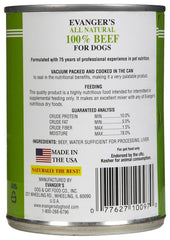Evanger's Heritage Classic packaging uses BPA-free, post-consumer recycled materials.