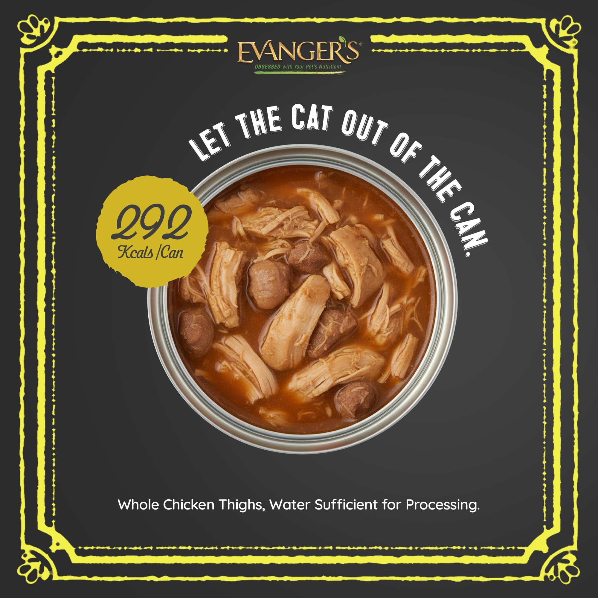 Evanger's Heritage Classics edible bone texture adds natural calcium and chewing interest.