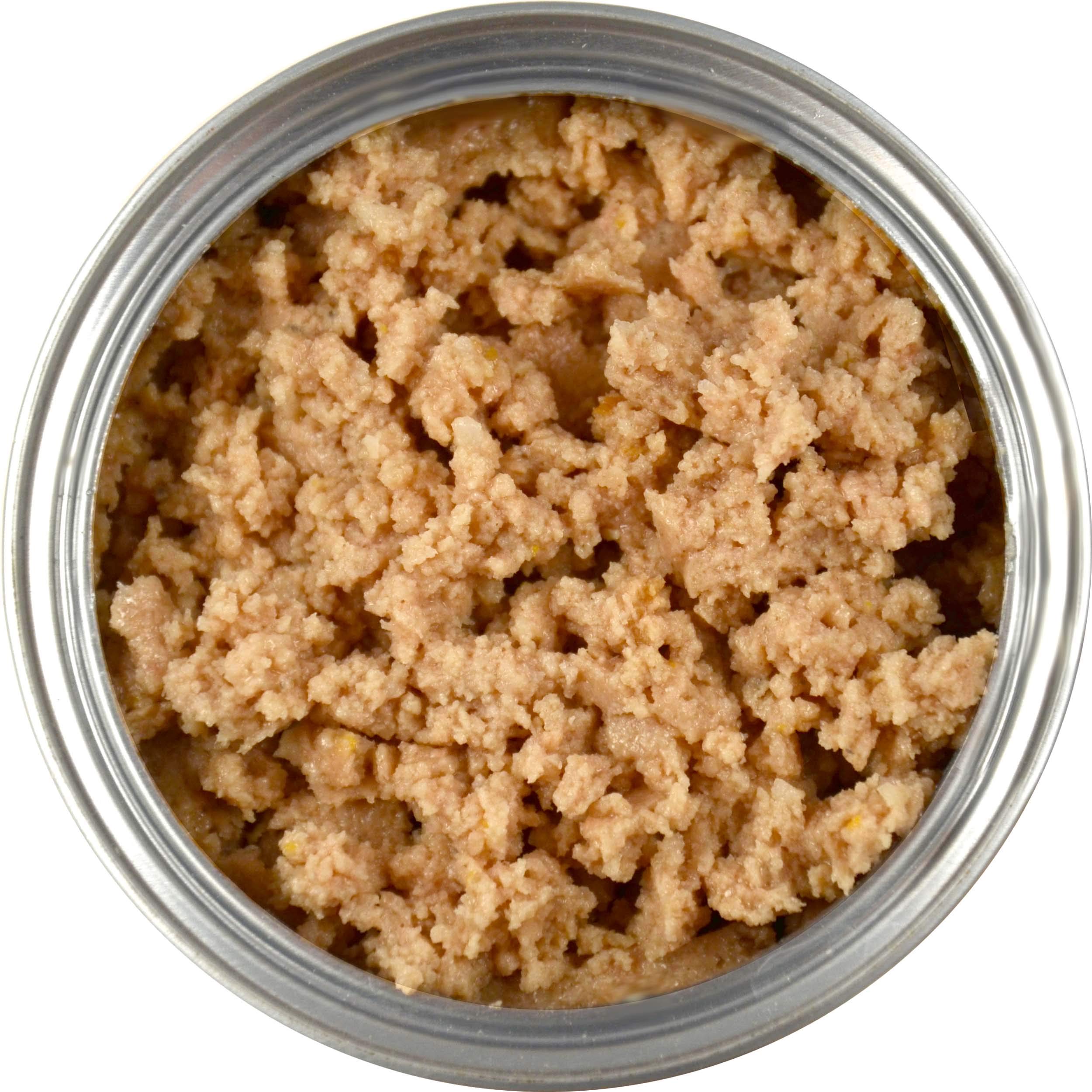 Evanger's Turkey Dinner 6oz can for exotic pets shows grain-free nutrition.