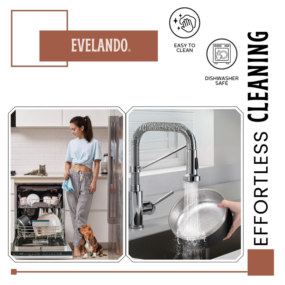 EVELANDO 64oz BPA-free dog bowl close-up highlighting safe materials.