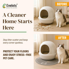 Soft and durable material is gentle on paws for daily use.