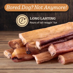 EVER FARM bully sticks dog-chewing action, satisfying natural instincts with a durable, tasty snack