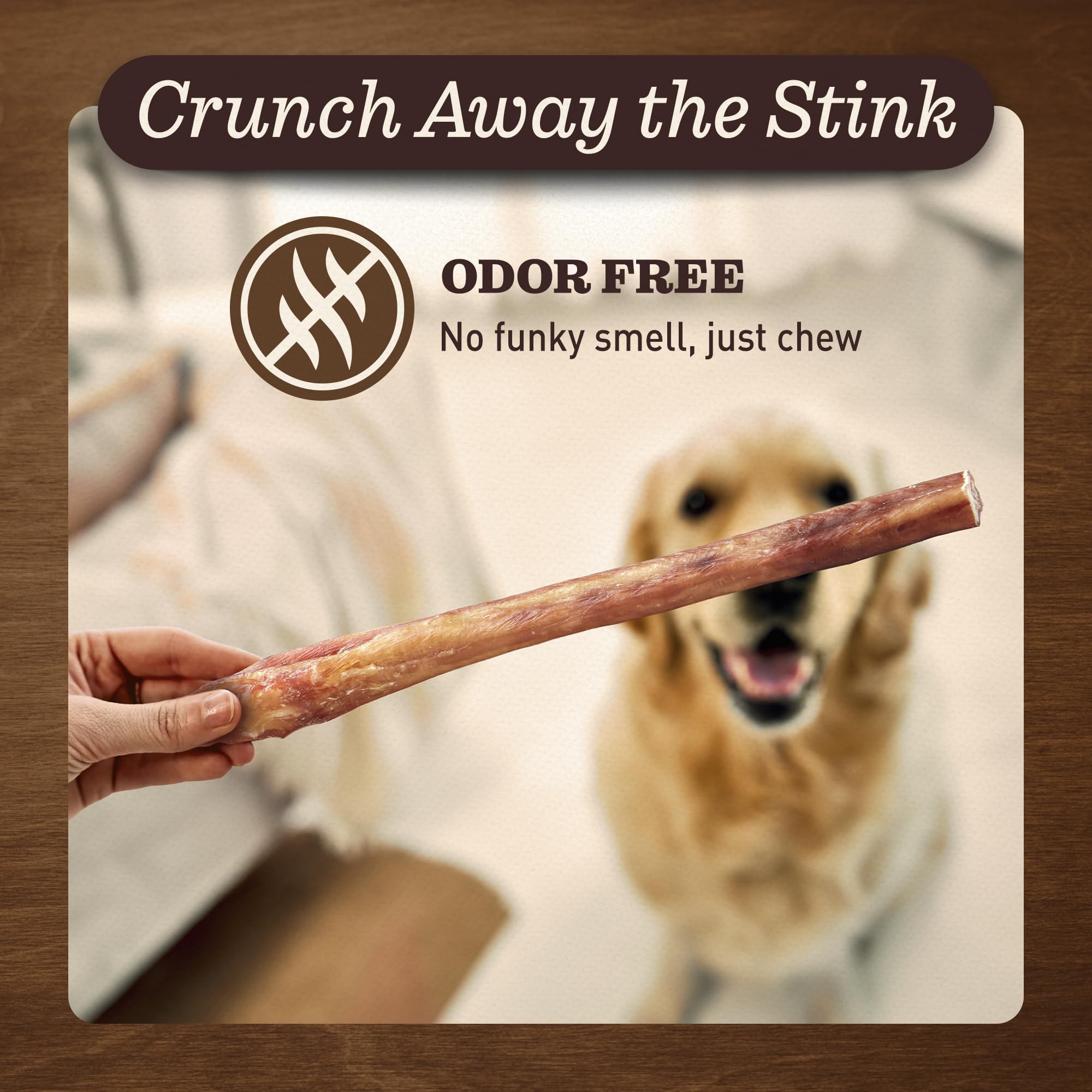 EVER FARM bully sticks grain-free shot, single-ingredient option for clean ingredient labeling