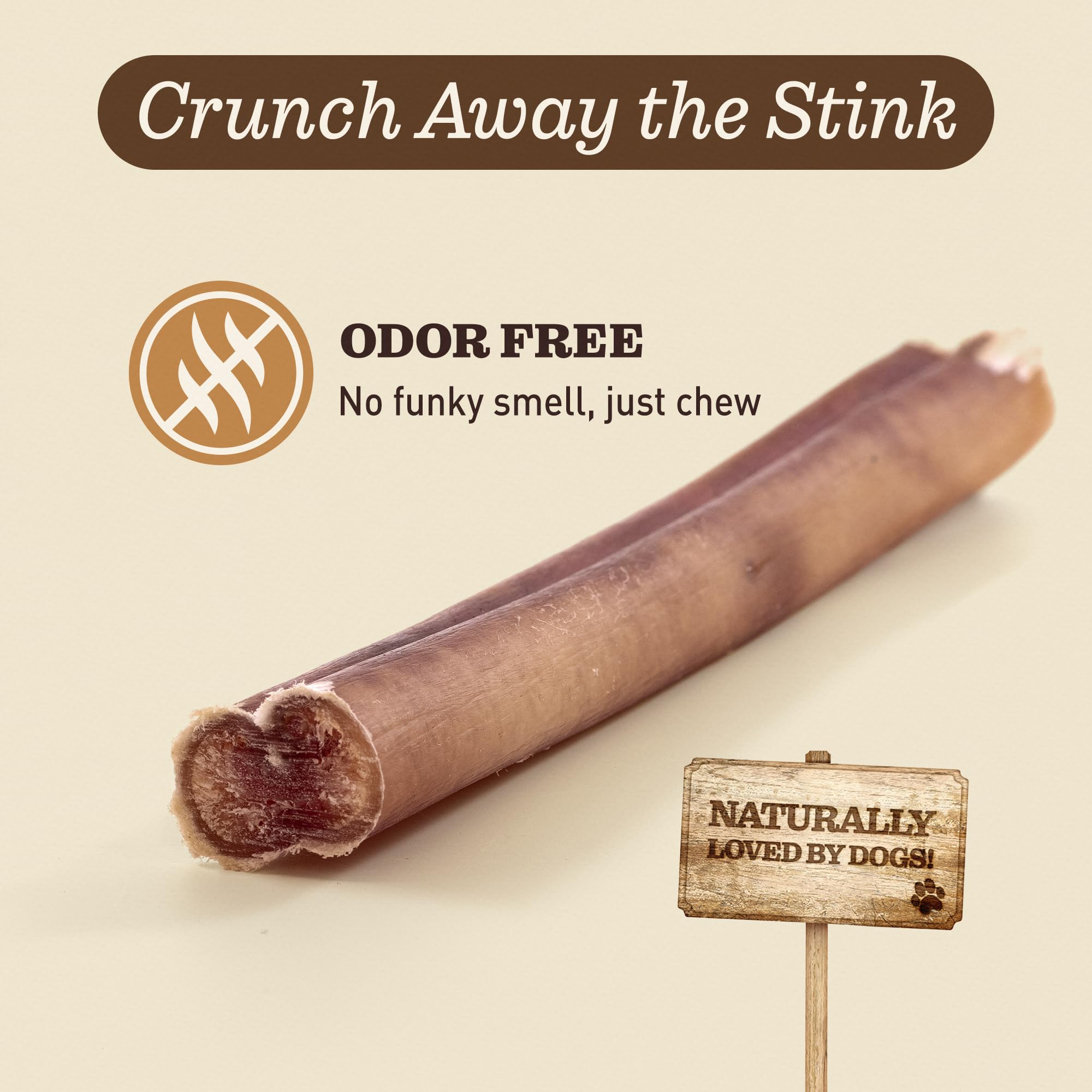 EVER FARM dental-care chew reducing tartar and plaque through regular chewing.