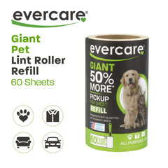 Close-up of Evercare Giant Pet Roller refill dispensing nozzle for smooth roll replacement