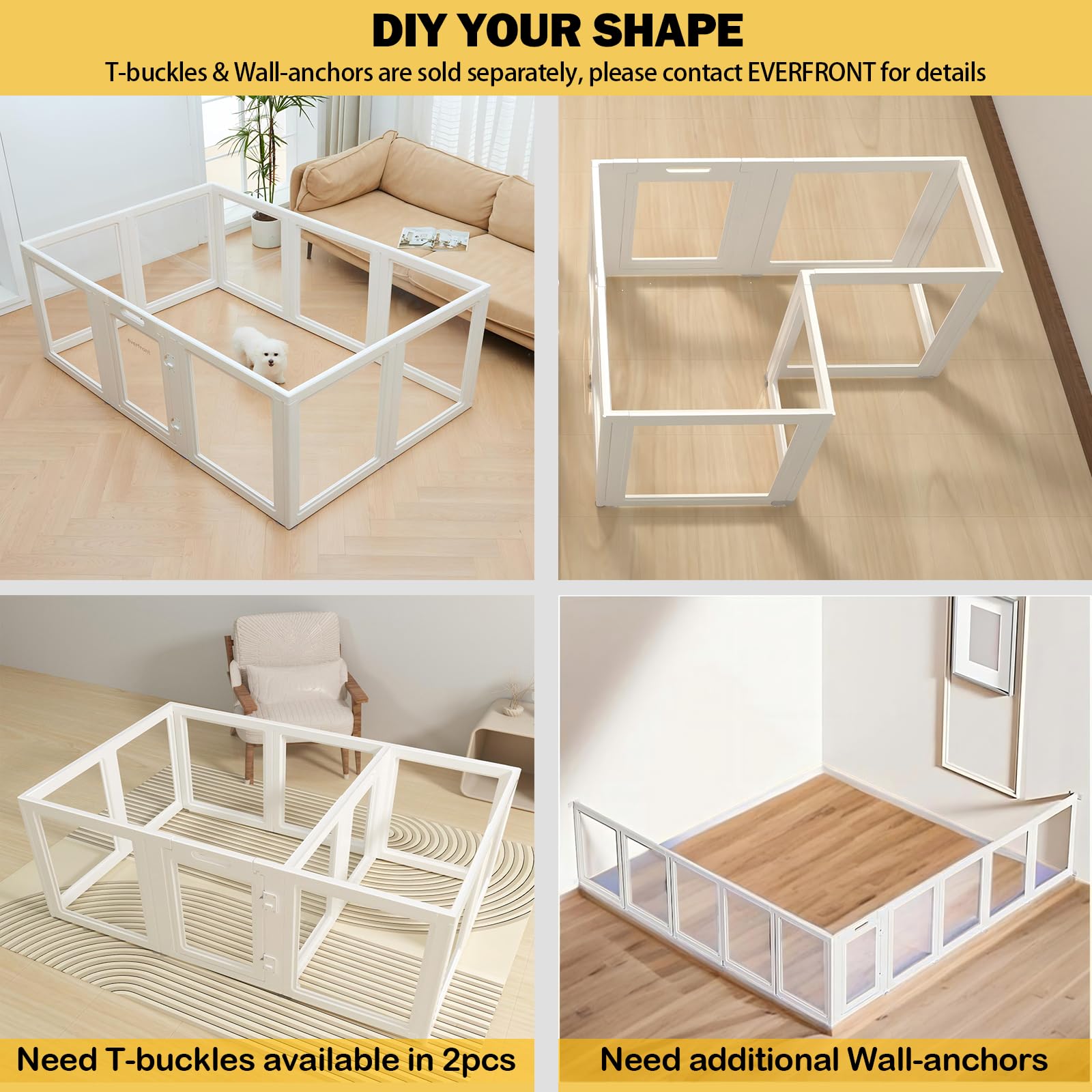 Everfront playpen durability and easy cleaning with waterproof panels.