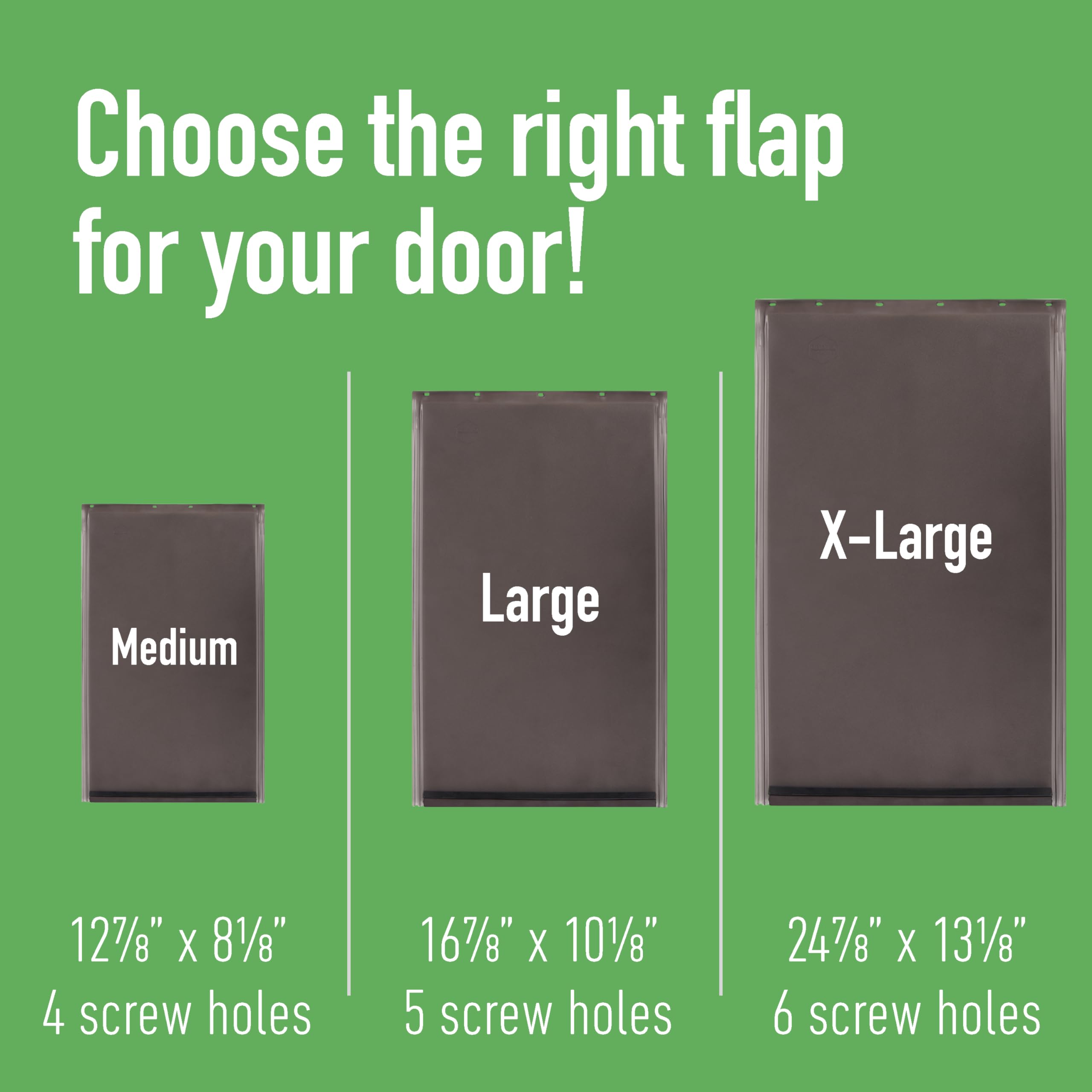 Evergreen Pet Supplies flap open view shows smooth operation for dogs of all sizes