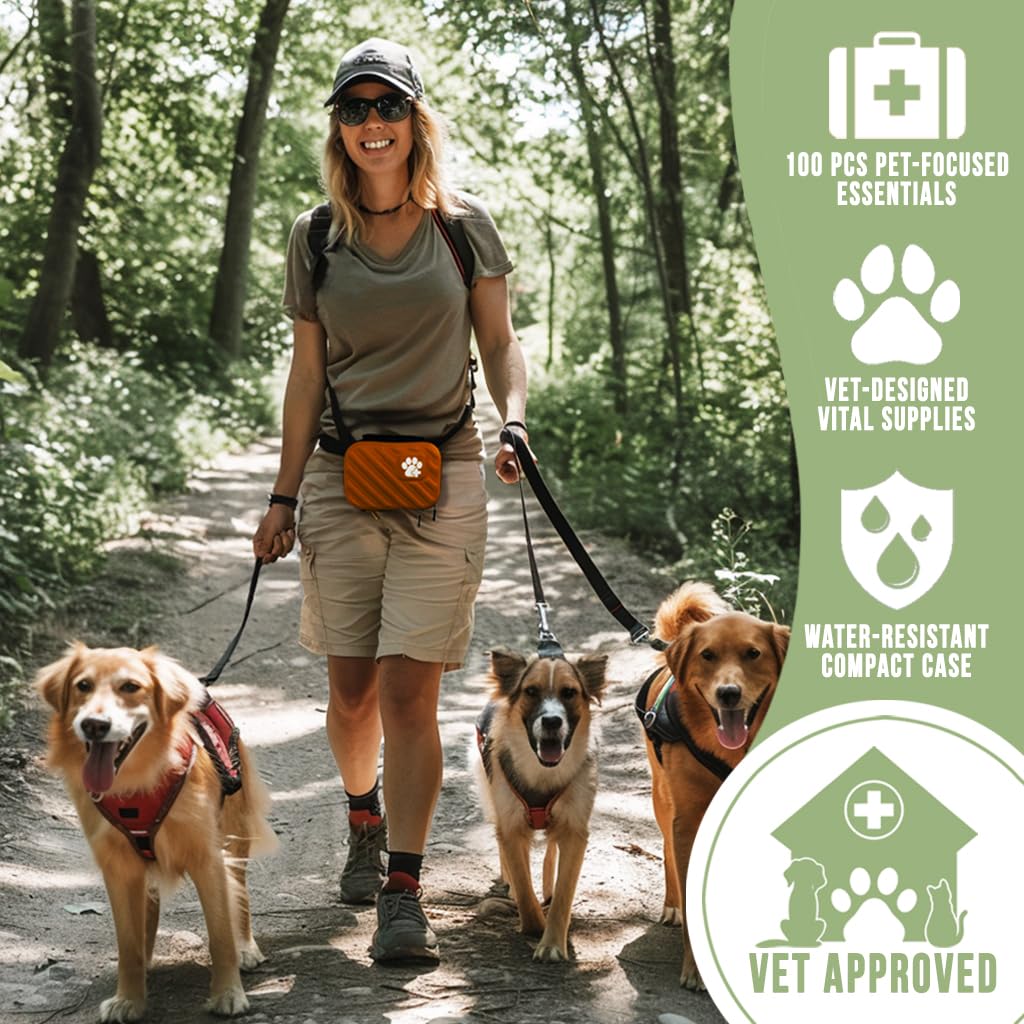 EVERLIT CARE Pet Medic Kit includes pet nail clippers for routine care
