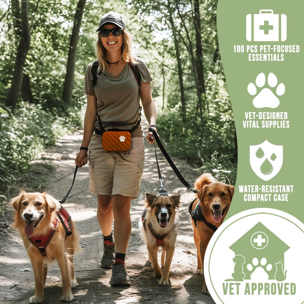 EVERLIT CARE Pet Medic Kit includes pet nail clippers for routine care