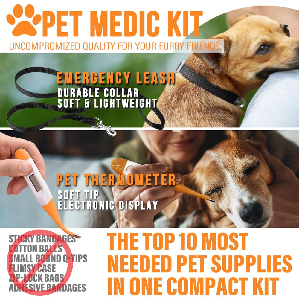 EVERLIT CARE Pet Medic Kit travel-friendly, water-resistant bag guards supplies on adventures