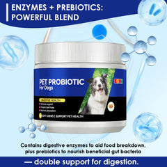 EVHH chicken-flavor probiotic chews shown as tasty daily supplement.