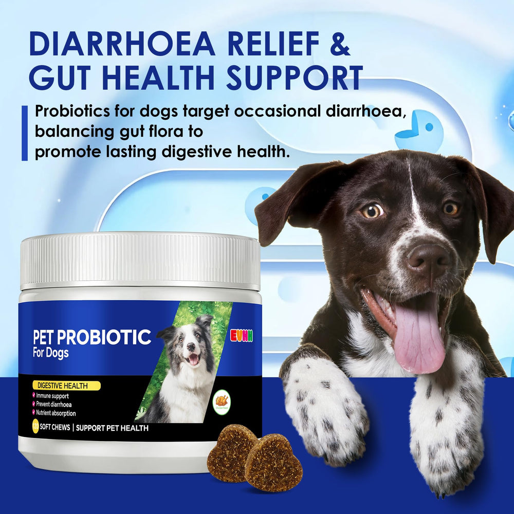 EVHH Probiotics bottle demonstrated for easy serving with meals.
