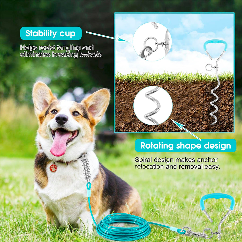 Evilplan outdoor dog run setup for parks, yards, and beaches.