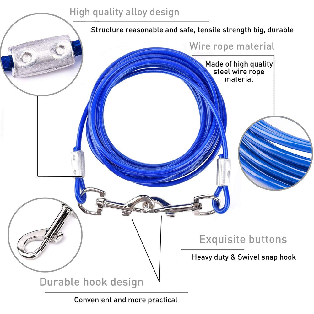 Evilplan outdoor use shows yard, park, and beach tethering in action.