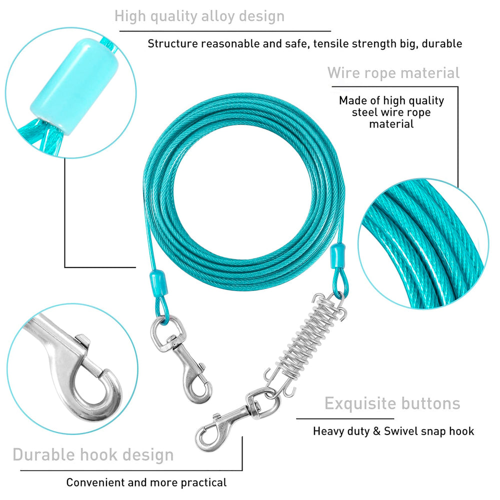 Evilplan shock spring leash reduces tension for smoother outdoor walks.