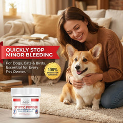 Evo Dyne Styptic Powder first-aid-kit essential for pet emergencies.