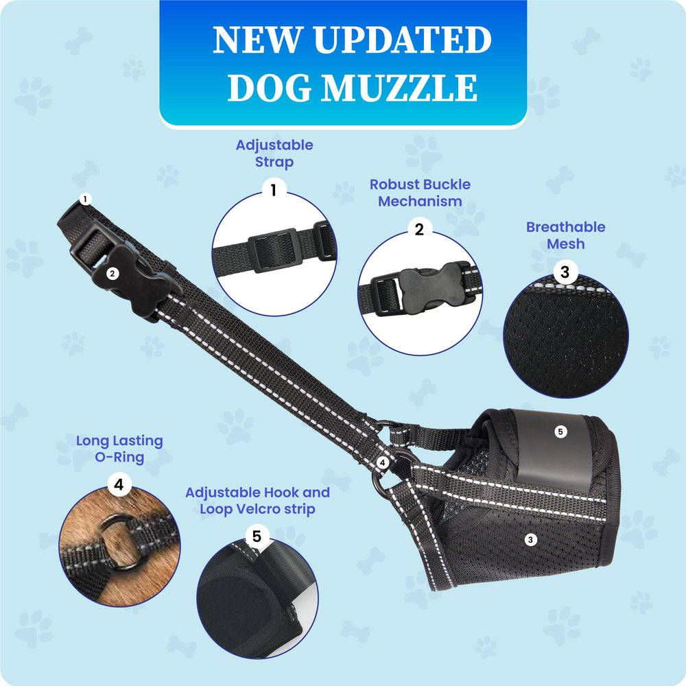 Evollax easy-clean dog muzzle surfaces quick and simple maintenance after sessions.