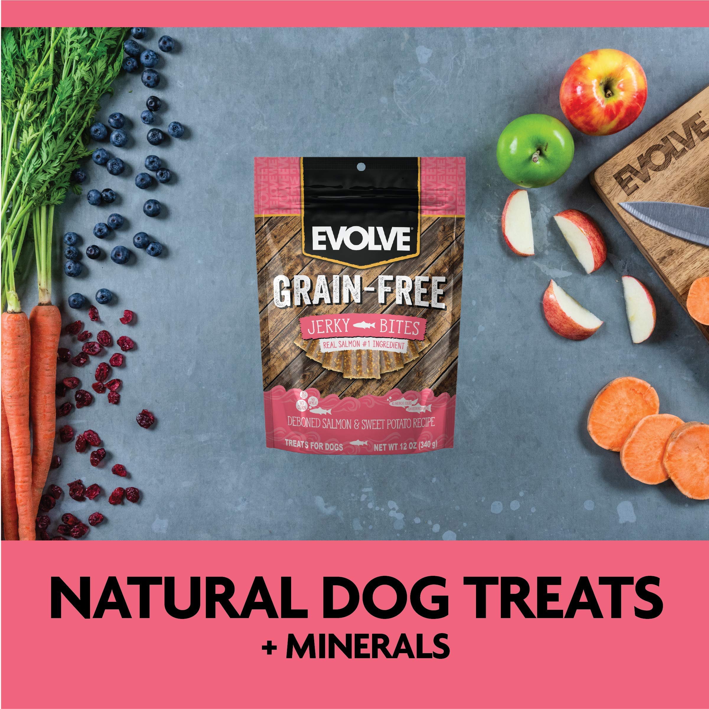 Evolve 25oz bag on shelf ready for long-lasting snacking