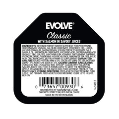 Evolve Classic Salmon Venison Sauce detail showing savory juices and rich texture