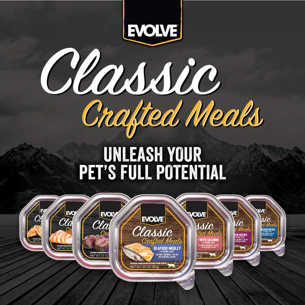 Evolve Slow-cooked meal image conveying tender bites and aroma