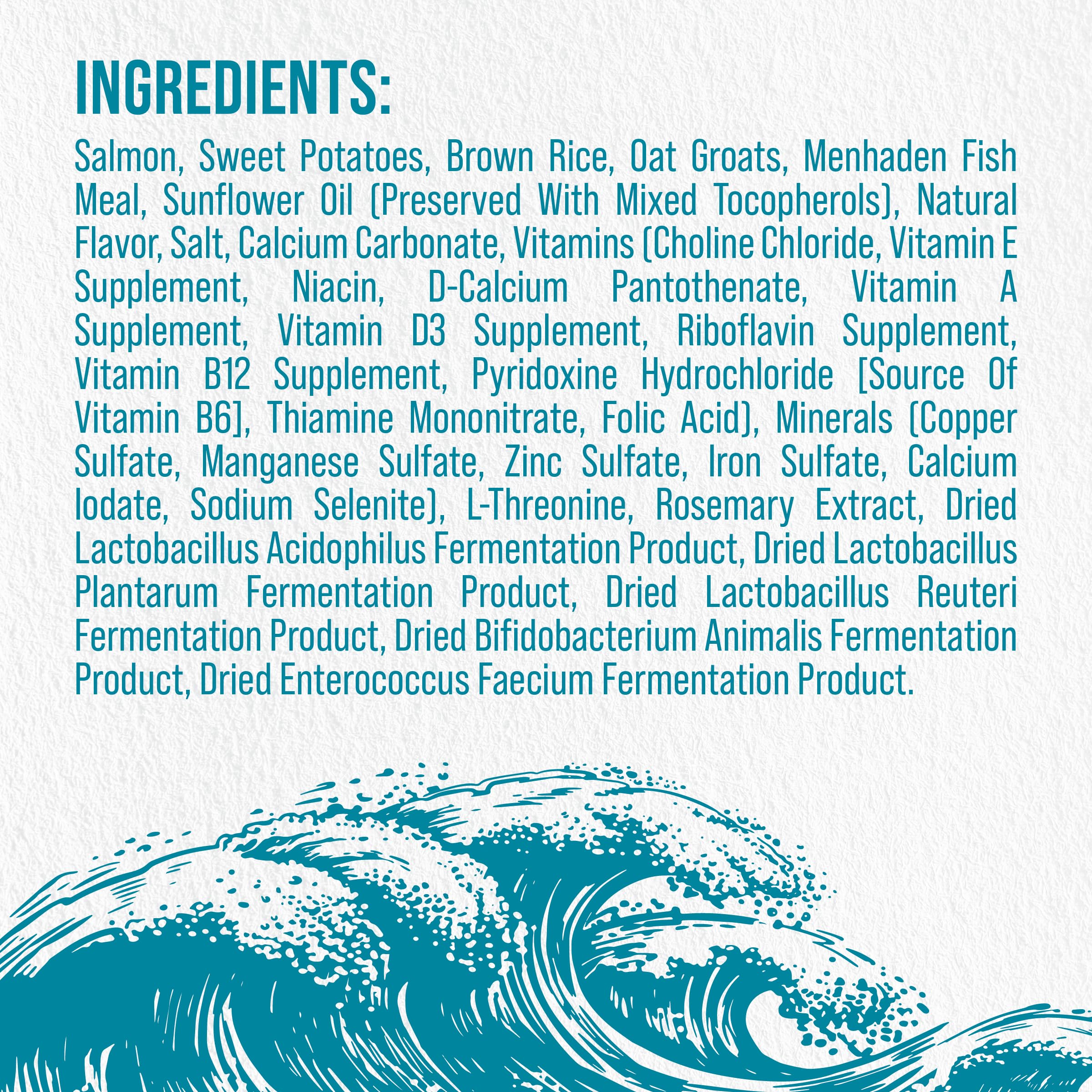 Evolve Simply Salmon dry dog food salmon ingredient—top ingredient in this poultry-free mix.