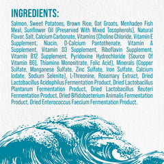 Evolve Simply Salmon dry dog food salmon ingredient—top ingredient in this poultry-free mix.