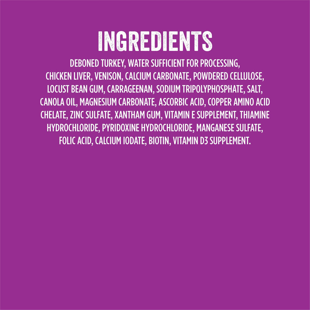 Evolve slow-cooked venison meals—rich texture your dog may enjoy