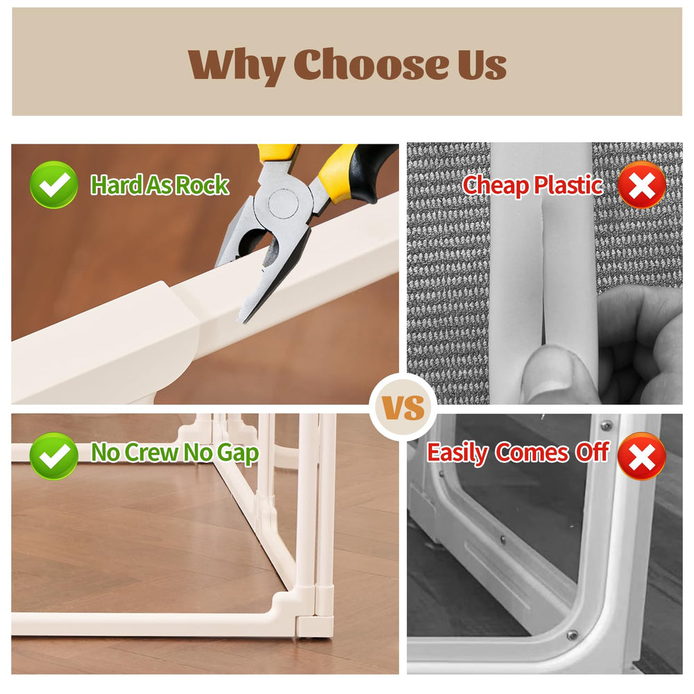 EVOTAILS FlexiSpace ABS plastic durability ensures a sturdy, easy-to-clean pen.
