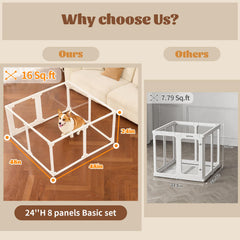 EVOTAILS FlexiSpace clear panels provide a transparent view for safe supervision.