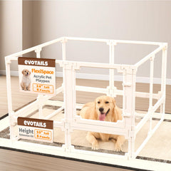 EVOTAILS FlexiSpace assembly demonstrates tool-free setup for quick indoor use.