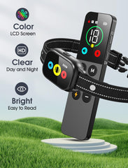 Evuime dog training collar three modes beep and vibration for tailored training.