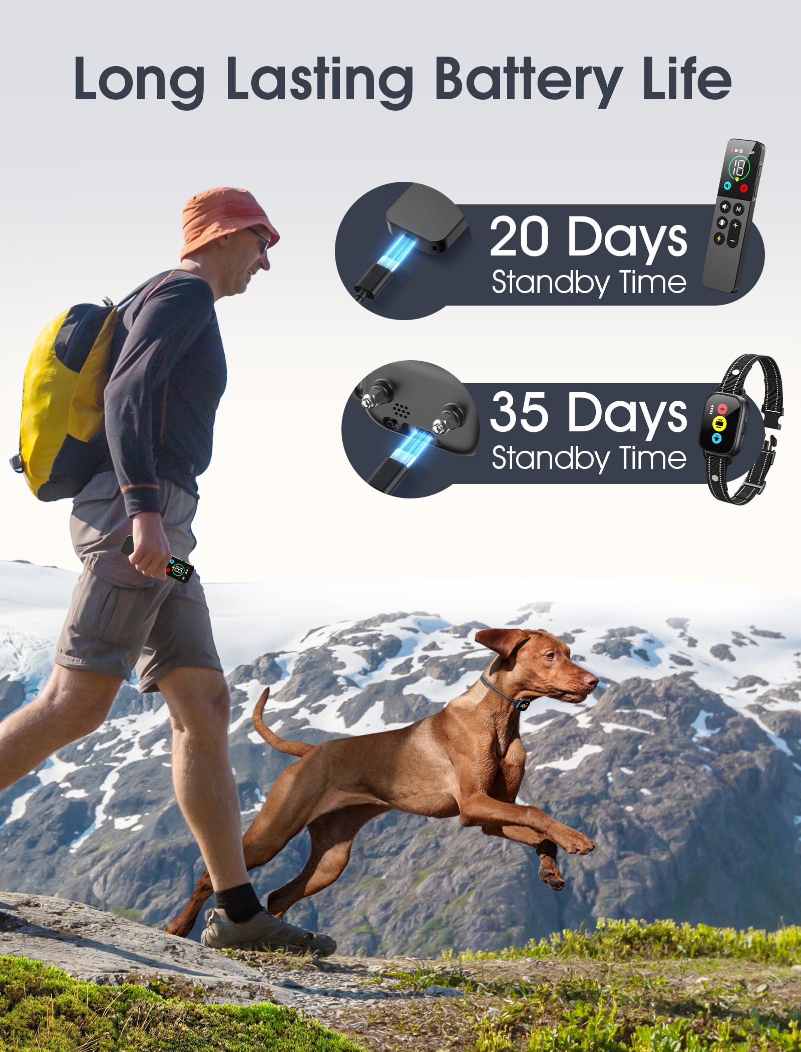 Evuime waterproof receiver supports outdoor training in rain.