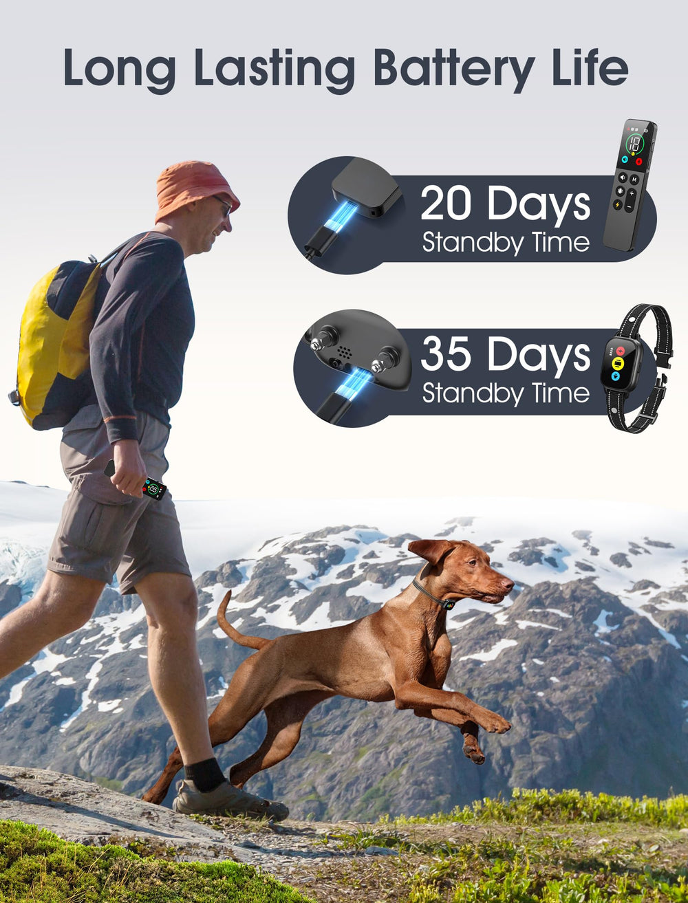 Evuime waterproof receiver supports outdoor training in rain.