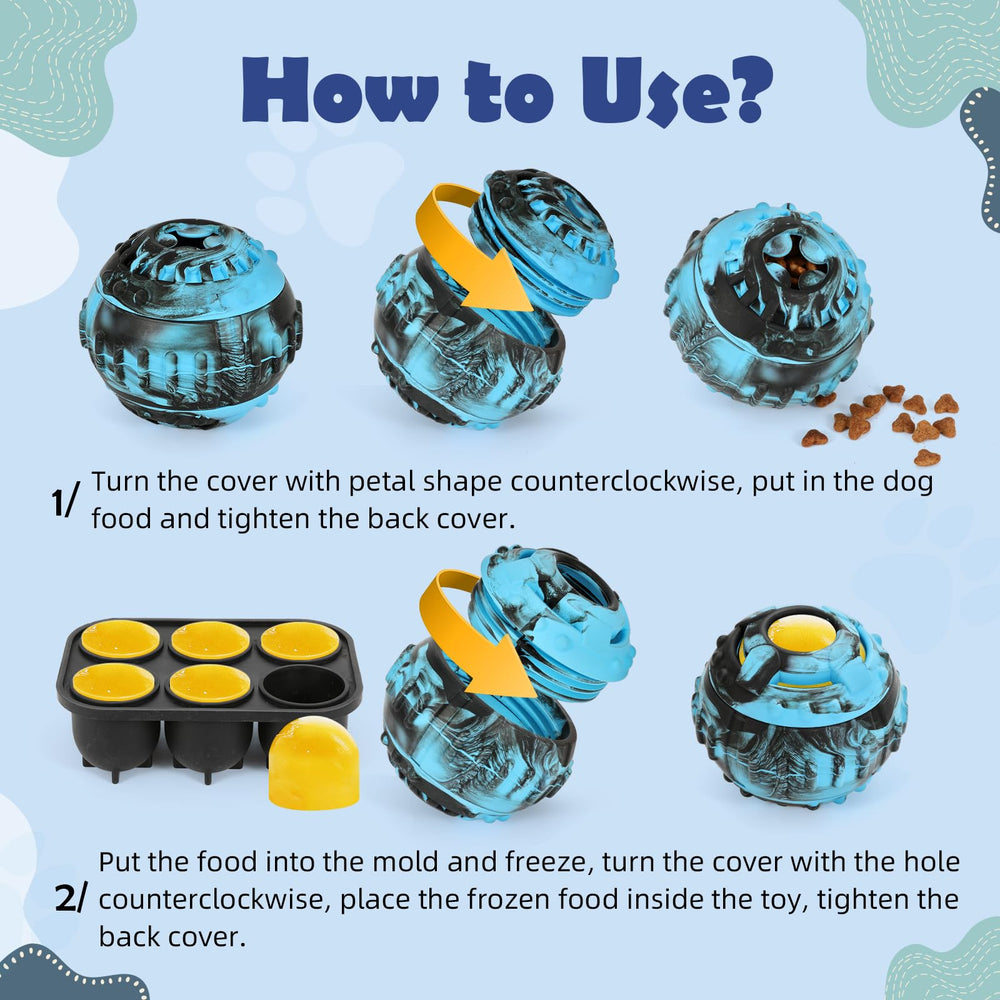 Ewalkor durable rubber chew stands up to aggressive chewers during long-lasting play