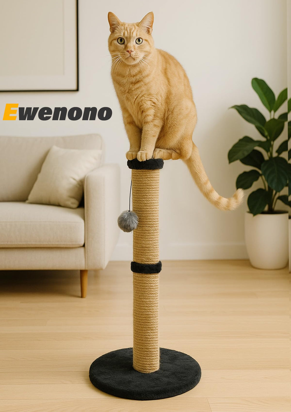Ewenono full set with replacement pendants encourages interactive, active feline entertainment.