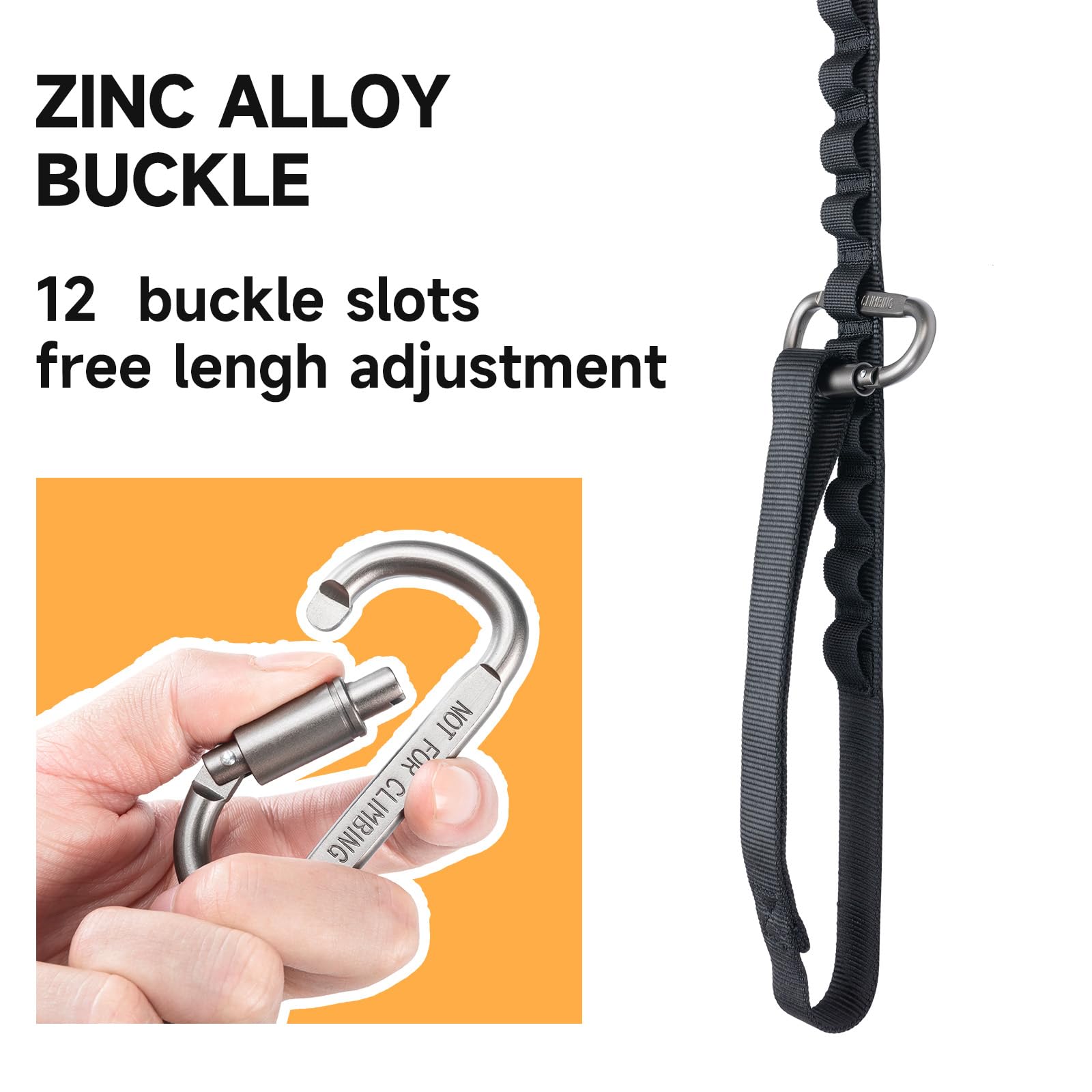 Nylon construction ideal for training or daily use with EXCELLENT ELITE SPANKER leash.